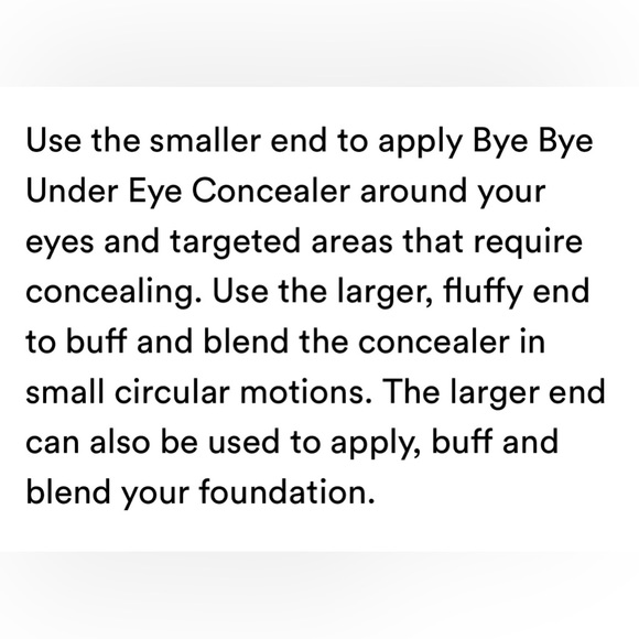 IT Airbrush Dual Ended Flawless Complection Concealer & Foundation Brush#132 - Picture 6 of 8